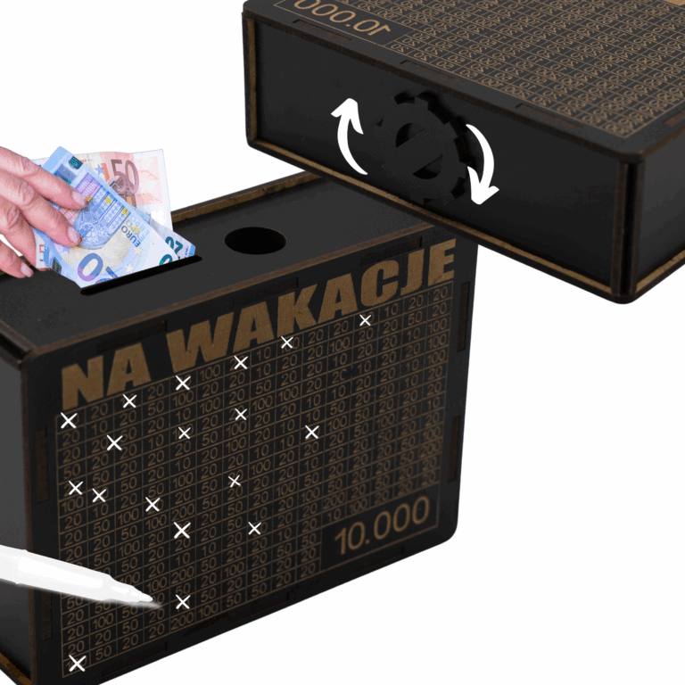 Skarbonka Wyzwanie Na Wakacje - 10 000zł