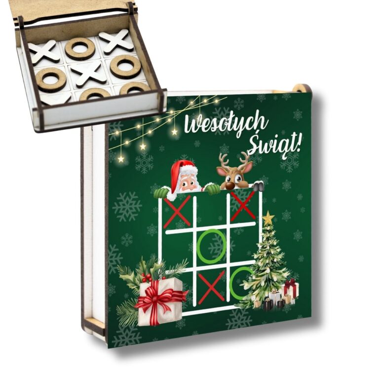 Świąteczna gra Kółko i Krzyżyk