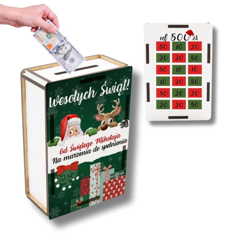 Świąteczna Skarbonka wykreślanka